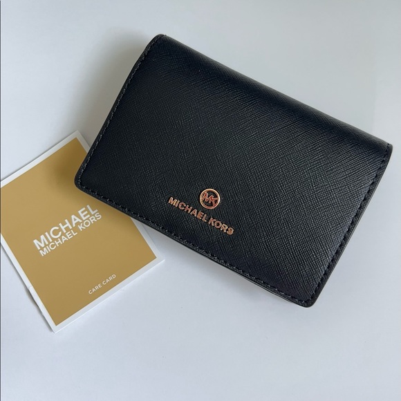 NWT MICHAEL KORS LEATHER MEDIUM SLIM WALLET - Picture 12 of 15